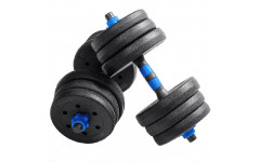 Гантельный набор разборный 2х5кг (пластик/цемент) 10кг B31586 Гантельный набор разборный 2х5кг (пластик/цемент) 10кг B31586